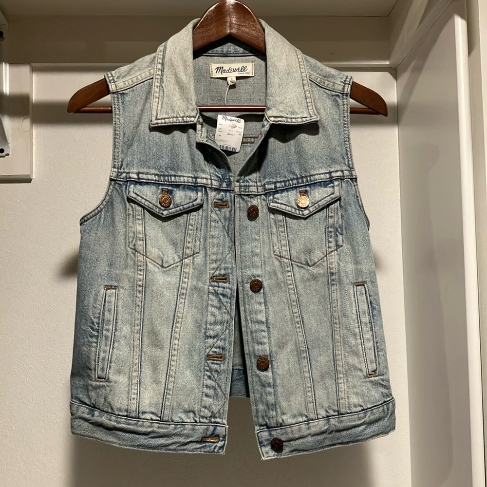 NWT Madewell Denim Vest